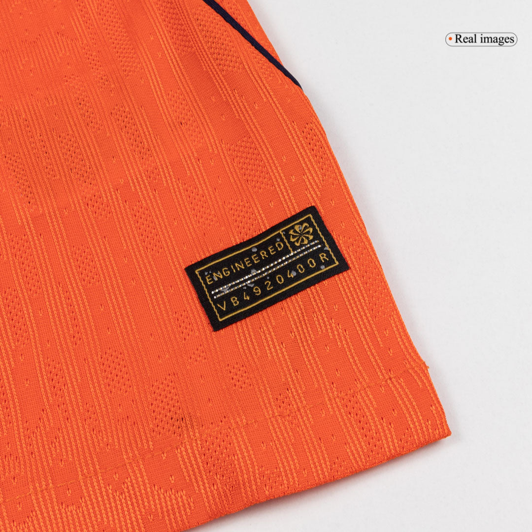 Versão do Jogador VIRGIL #4 Netherlands Casa Copa do Mundo Futebol Camisas 2026 Laranja