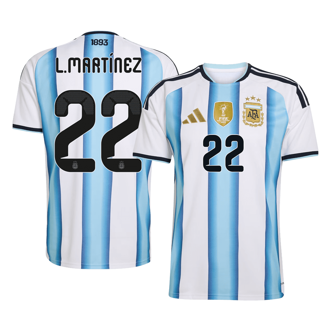 L.MARTÍNEZ #22 Argentina Casa Camisa 2026