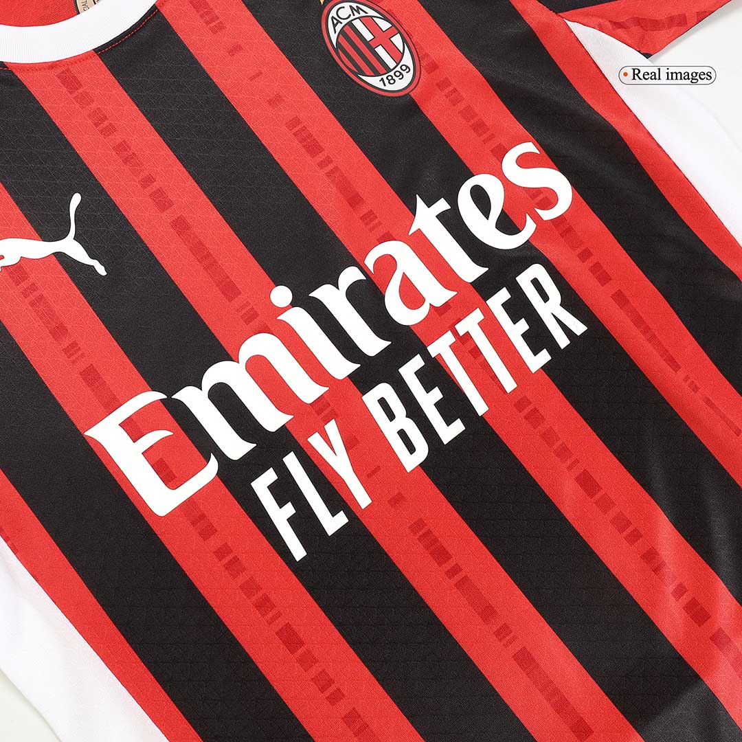 Camisola de futebol aut¨ºntica RAFA LEAO #10 AC Milan Home 2024/25