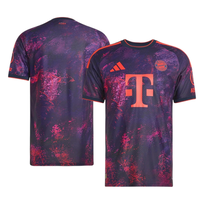 Versão do Jogador Bayern Munich Terceira Futebol Camisas 2026/27 Roxo