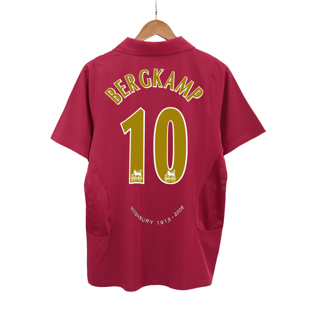 Camisola de futebol retro BERGKAMP #10 Arsenal 2005/06