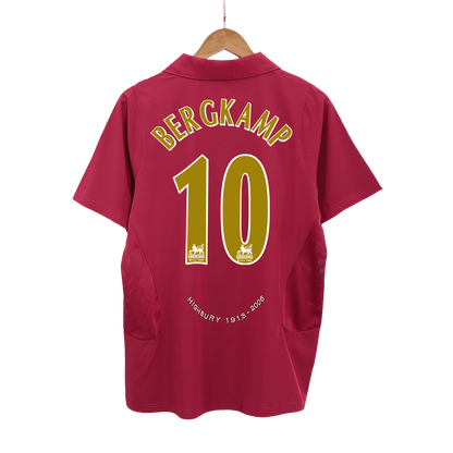 Camisola de futebol retro BERGKAMP #10 Arsenal 2005/06