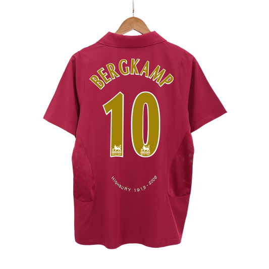 BERGKAMP #10 Arsenal 2005/06 Retro Football Shirt