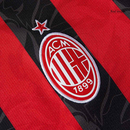 RAFA LEÃO #10 AC Milan Casa Camisa 2025/26-Vermelho & Preto