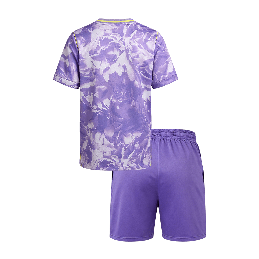 South Korea Infantil 
 Fora Copa do Mundo World Cup Futebol Camisa 2026 Roxo
