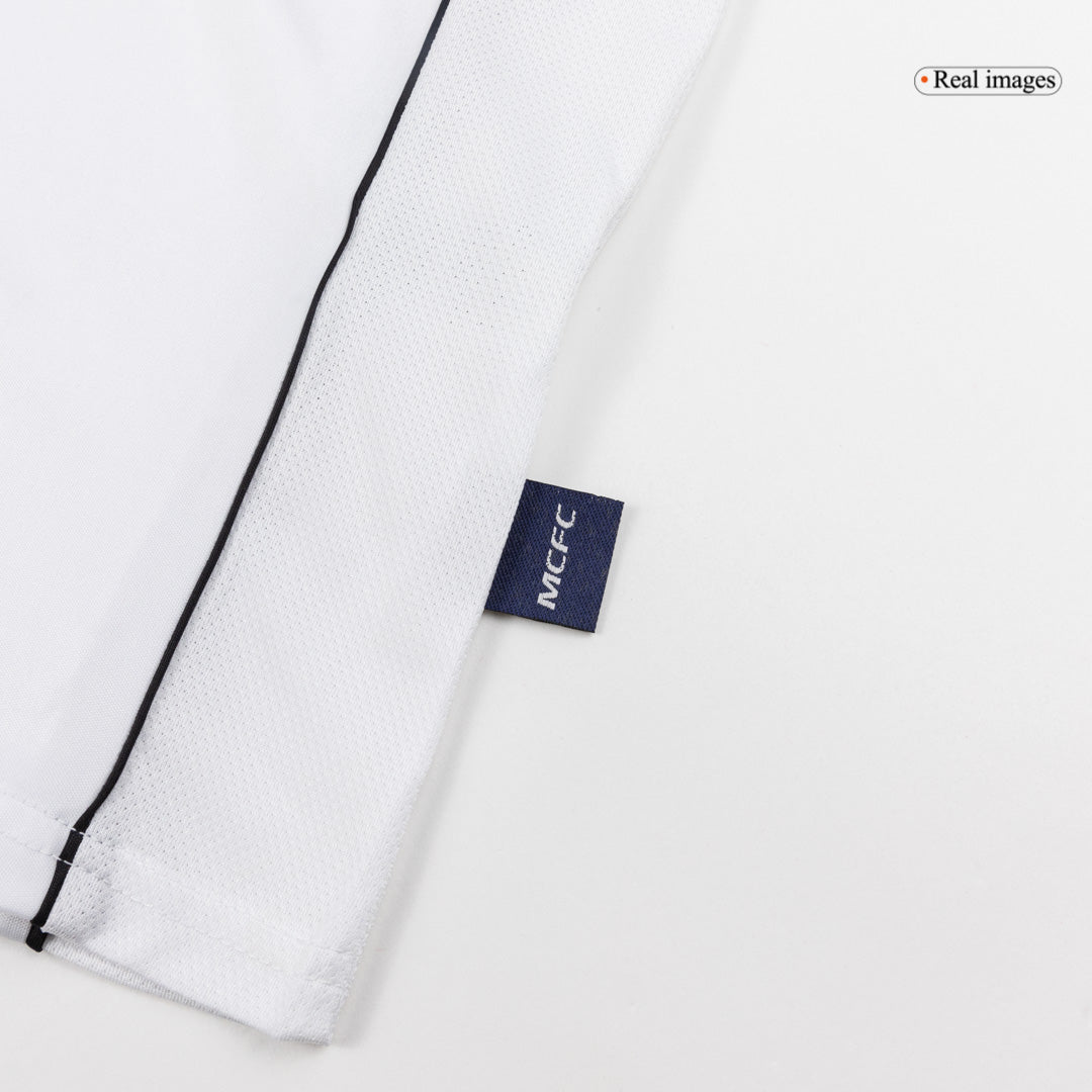 Retrô Manchester City Fora Camisa 2002/03 Branco