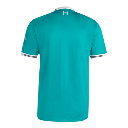 Autêntico Liverpool Fora Terceira Futebol Camisas 2025/26 Verde