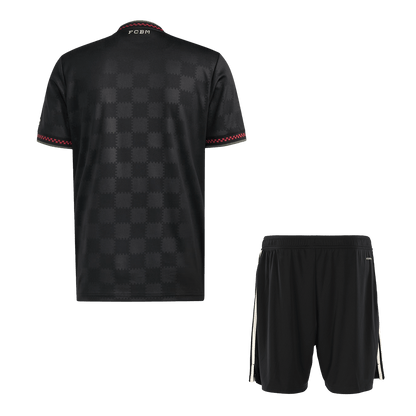 Bayern Munich Fora Terceira Camisa Conjunto (Camisola + Calções) 2025/26- Preto