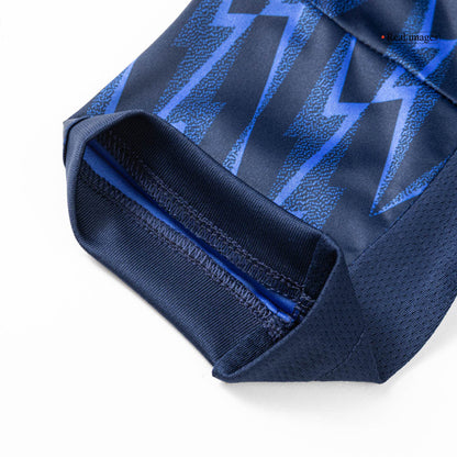 Arsenal Infantil 
 Fora Futebol Camisa Conjunto (Camisa+Shorts+Meias) 2025/26 Azul