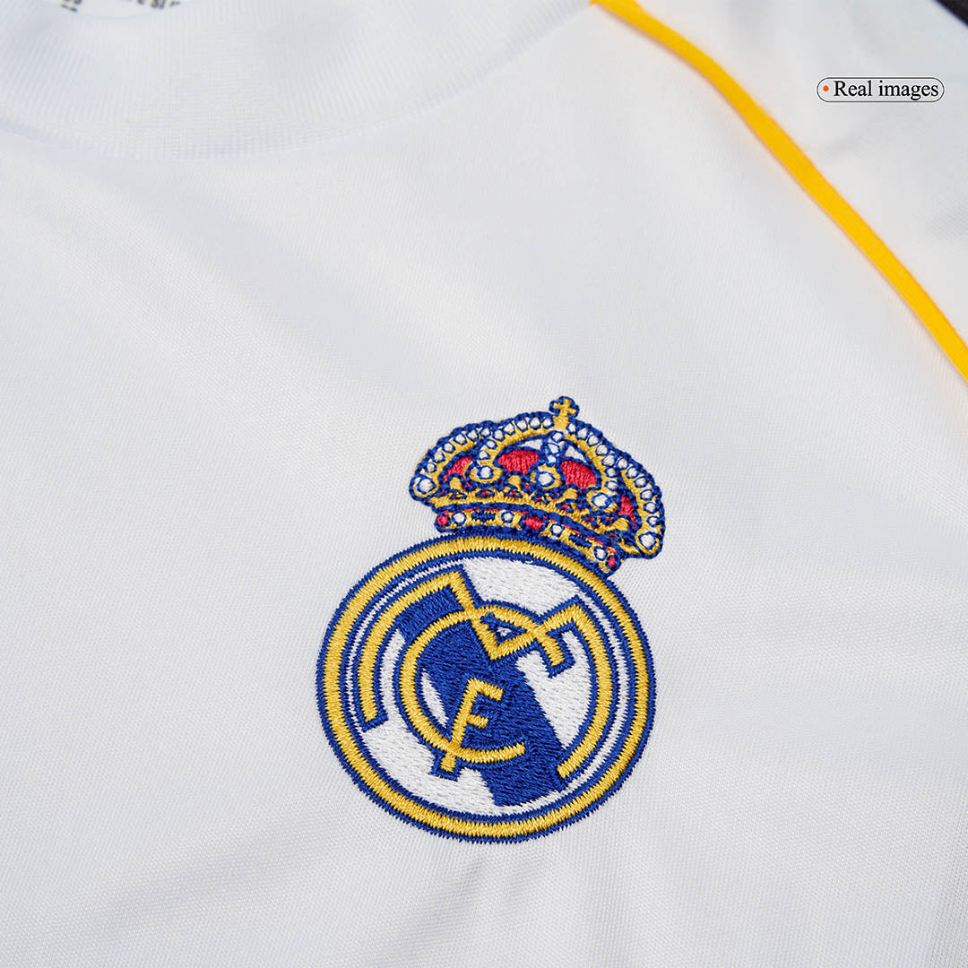 Real Madrid Home Long Sleeve Soccer Jersey 2025/26 White