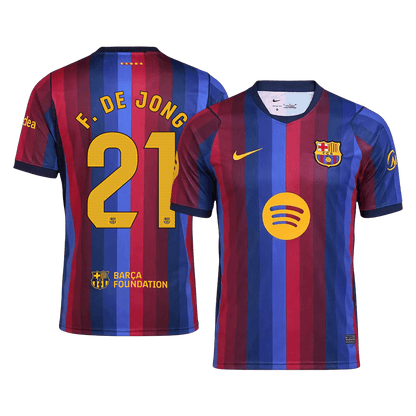 F. DE JONG #21 Barcelona Casa Camisa 2026/27