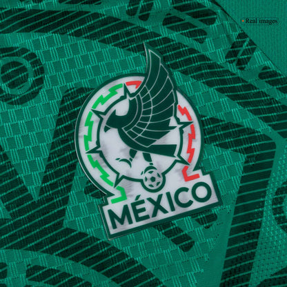 Versão do Jogador S.GIMENEZ #11 Mexico Casa World Cup Futebol Camisas 2026 Verde