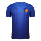 Retrô Países Baixos Fora Camisa 20/14 Azul