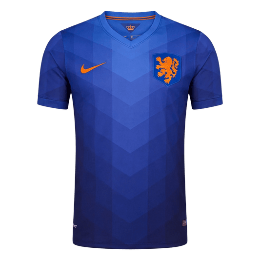 Retrô Netherlands Fora Camisa 20/14 Azul