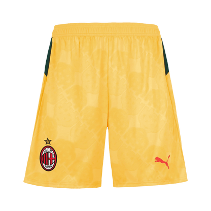 AC Milan Fora Terceira Camisa Conjunto (Camisola + Calções) 2025/26- Amarelo
