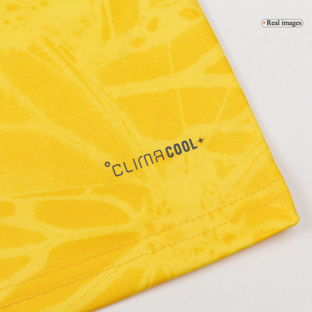 Colombia Casa World Cup Camisa Conjunto(Camisa+Calções) 2026 Amarelo