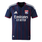 Jogador Olympique Lyonnais Fora Futebol Camisas 2025/26 Marinha