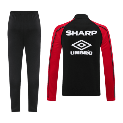 Manchester United Treino Jaqueta Conjunto (Jaqueta + Calças) 2025/26 Vermelho&Preto