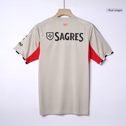 Benfica Fora Camisa 2025/26 bege