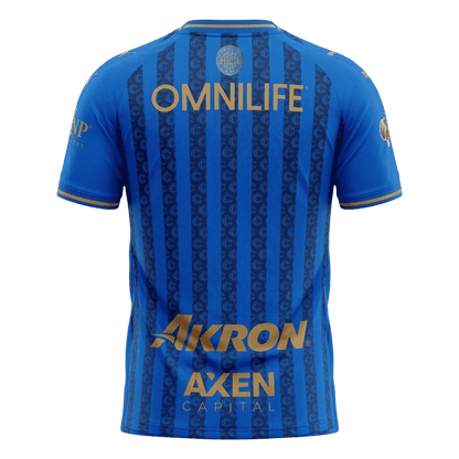 Versão do Jogador Chivas Terceira Futebol Camisas 2025/26 Azul