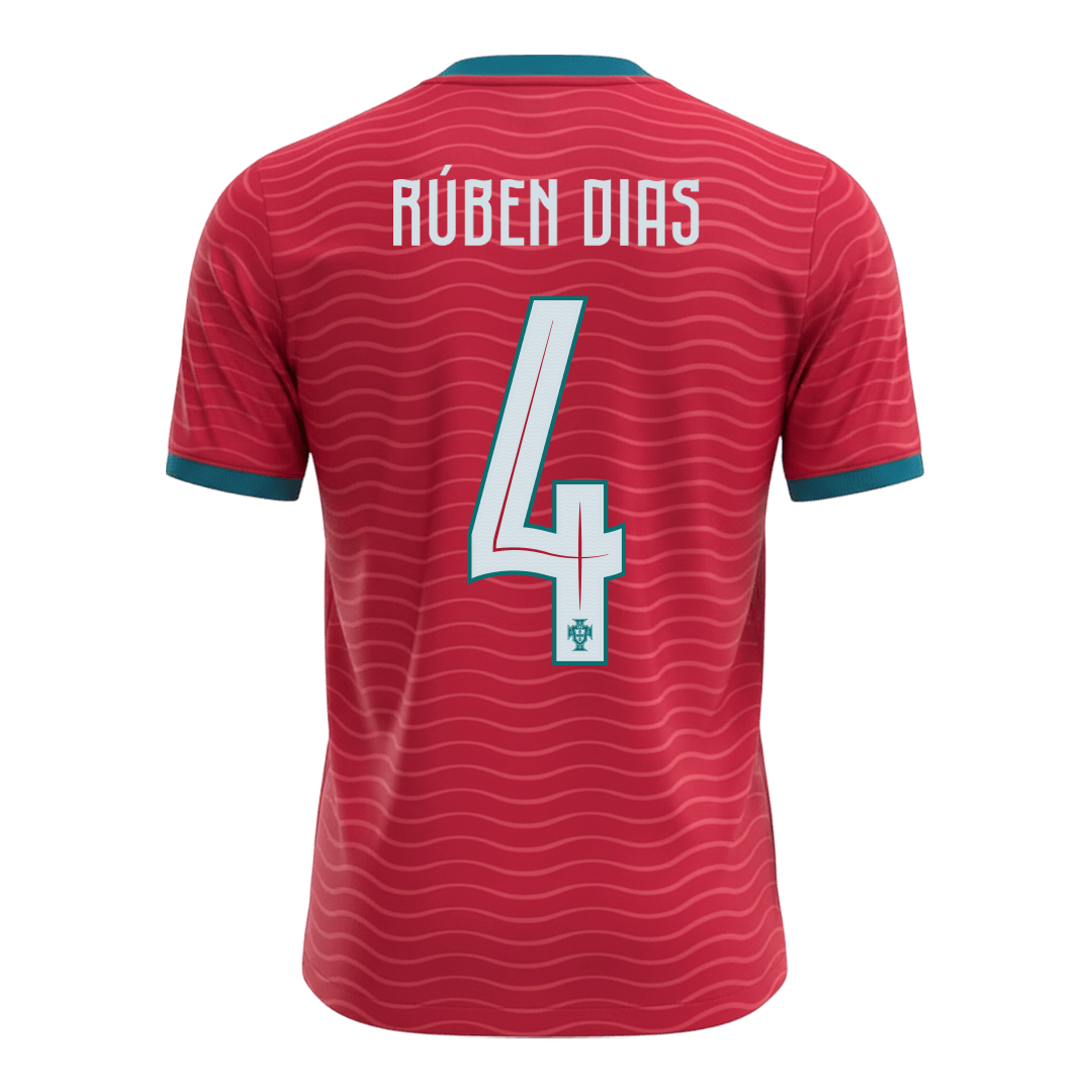 RÚBEN DIAS #4 Portugal Casa Camisa 2026 Vermelho
