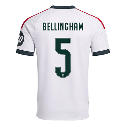 【Super Qualidade】BELLINGHAM #5 Real Madrid
 Casa Futebol Camisa 2026/27 Branco