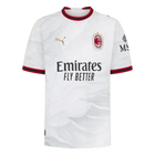 Versão do Jogador AC Milan Fora Futebol Camisas 2026/27 Branco