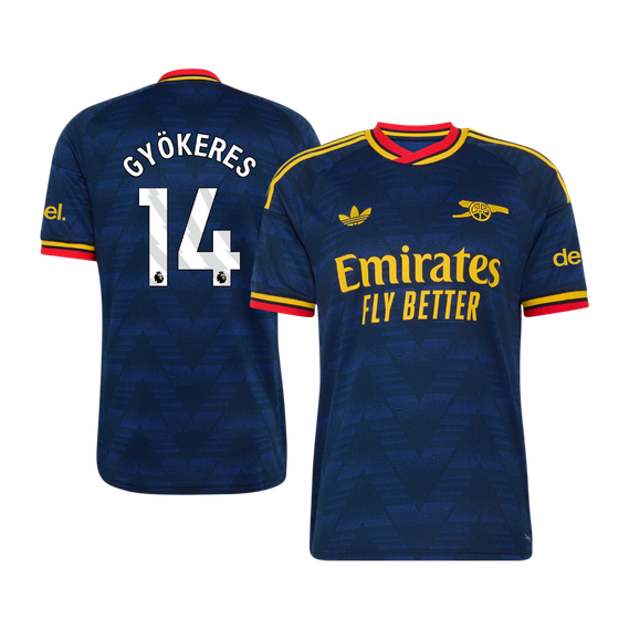 GYÖKERES #14 Arsenal Fora Camisa 2026/27 Azul