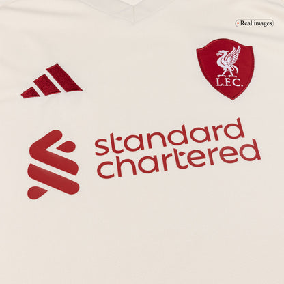 GAKPO #18 Liverpool Fora Camisa 2025/26 Branco