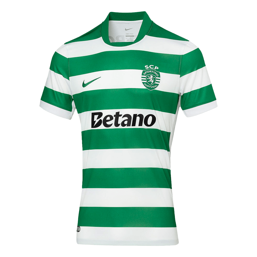 Sporting CP Casa Camisa 2025/26-Verde&branco