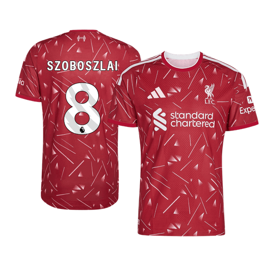 Versão do Jogador SZOBOSZLAI #8 Liverpool Casa Futebol Camisas 2026/27 Vermelho