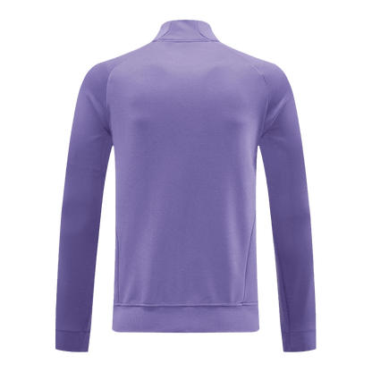 Manchester United Conjunto Casaco(Blusão+Calça) Formação Blusão 2025/26 Roxo