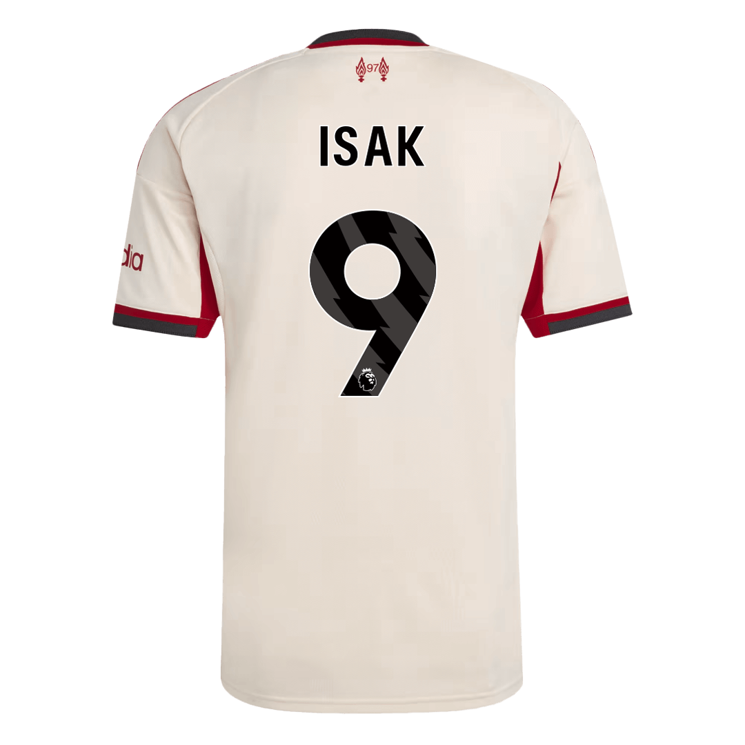 ISAK #9 Liverpool Fora Camisa 2025/26- Branco