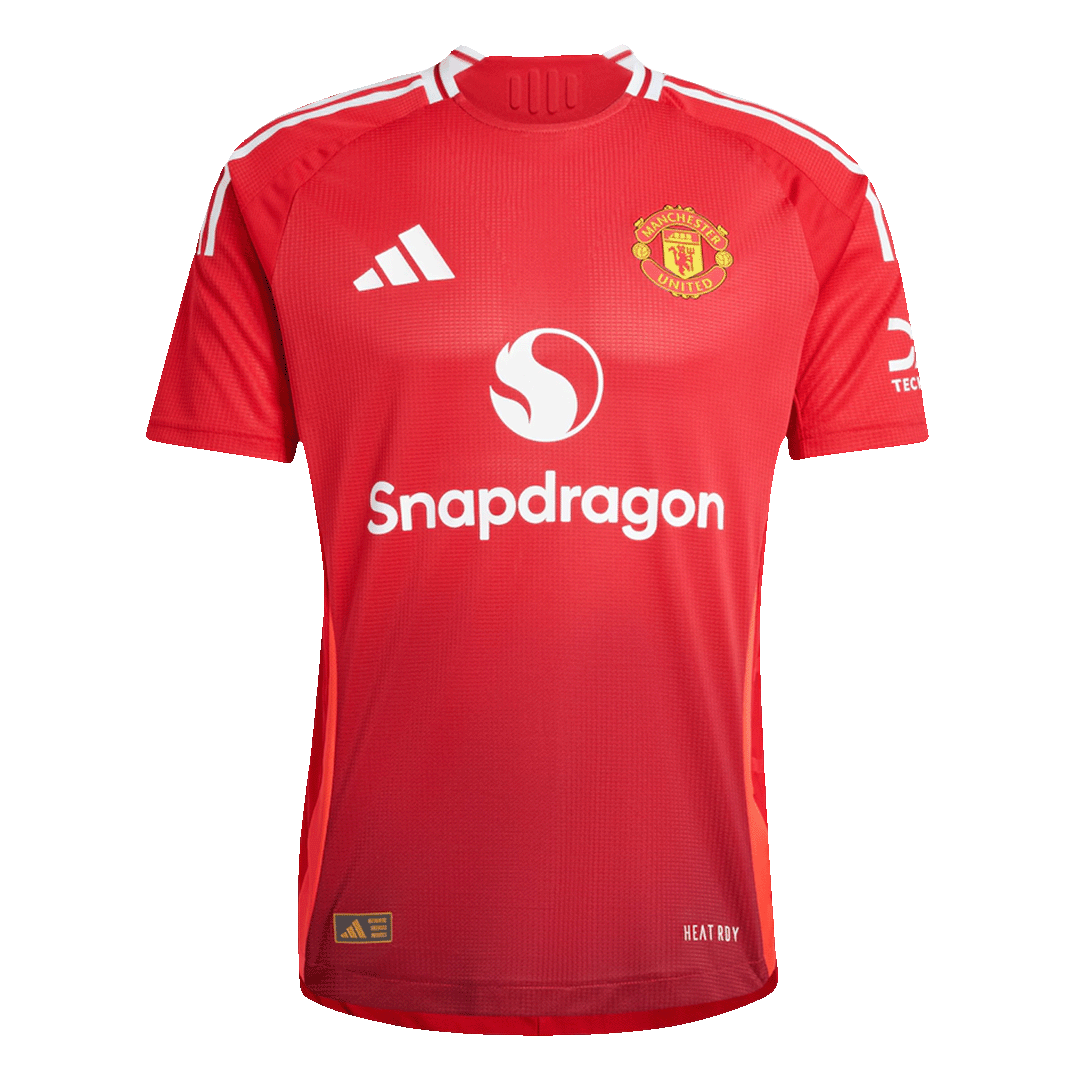 GARNACHO #17 Manchester United Home 2024/25 Authentic Football Shirt