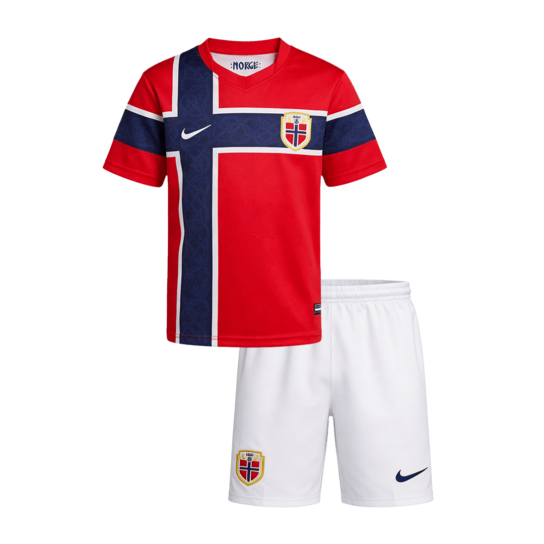 Norway Infantil 
 Casa Copa do Mundo World Cup Futebol Camisa 2026 Vermelho