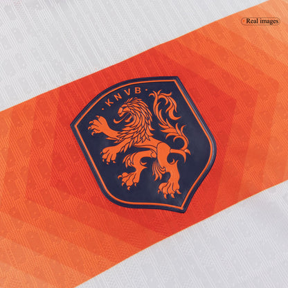Versão do Jogador F.DE JONG #21 Netherlands Fora Copa do Mundo Futebol Camisas 2026 Branco