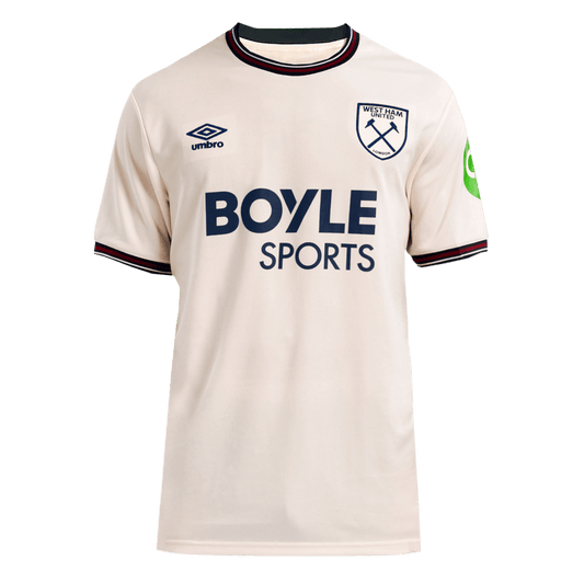 West Ham United Fora Camisa 2025/26- Branco