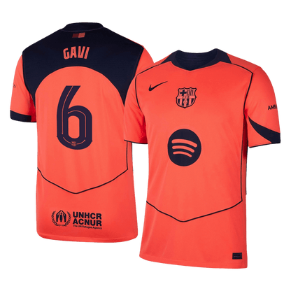 GAVI #6 Barcelona Fora Terceira Camisa 2025/26 UCL