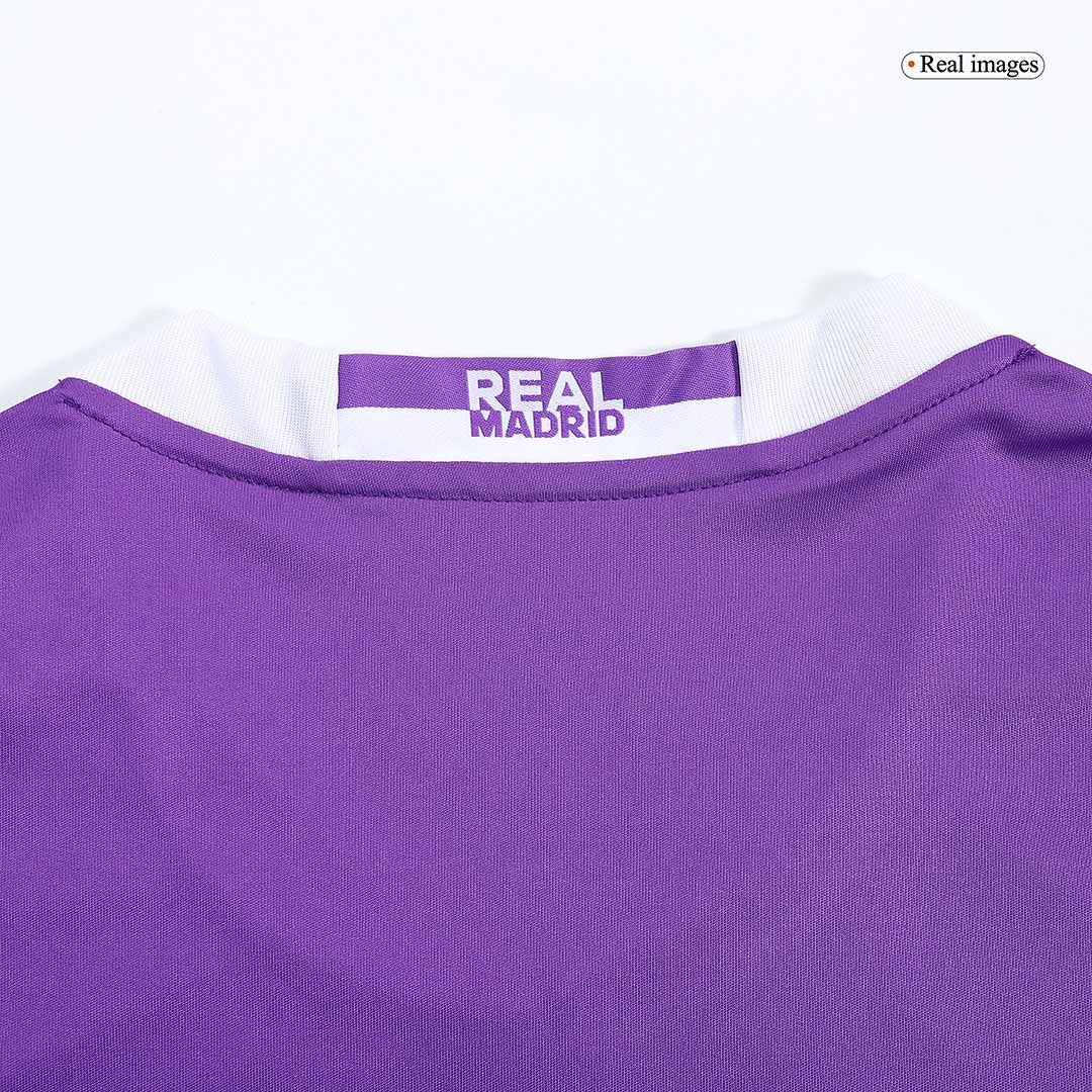 Camisola de futebol de manga comprida RONALDO #7 Real Madrid Retro Jersey Away 2016/17