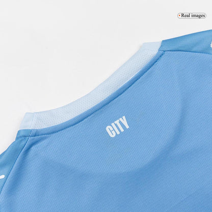 DOKU #11 Manchester City Casa Camisa 2026/27 Azul UCL