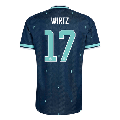Versão do Jogador WIRTZ #17 Germany Fora Copa do Mundo Futebol Camisas 2026 Marinha
