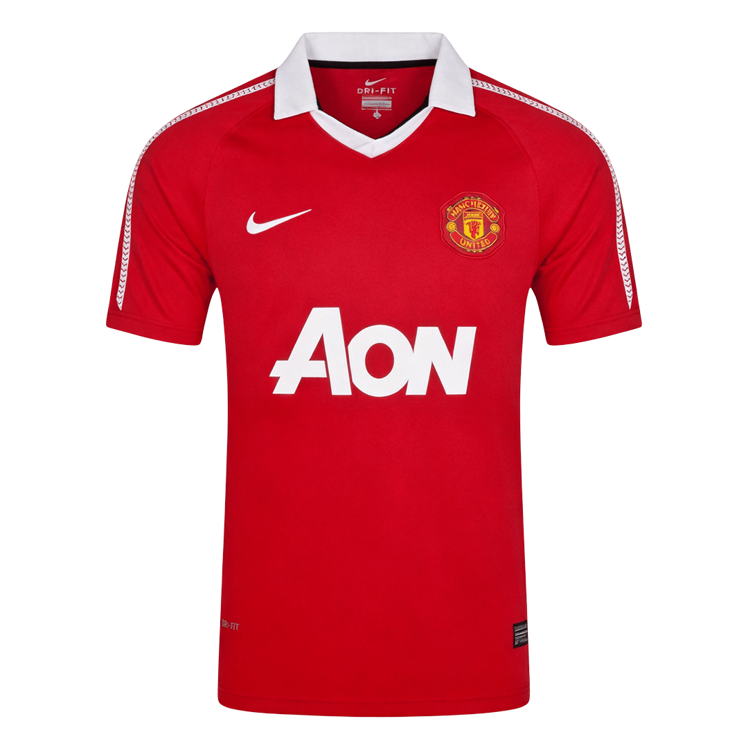 Retrô Manchester United Casa Camisa 2010/11 Vermelho