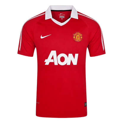Retrô Manchester United Casa Camisa 2010/11 Vermelho