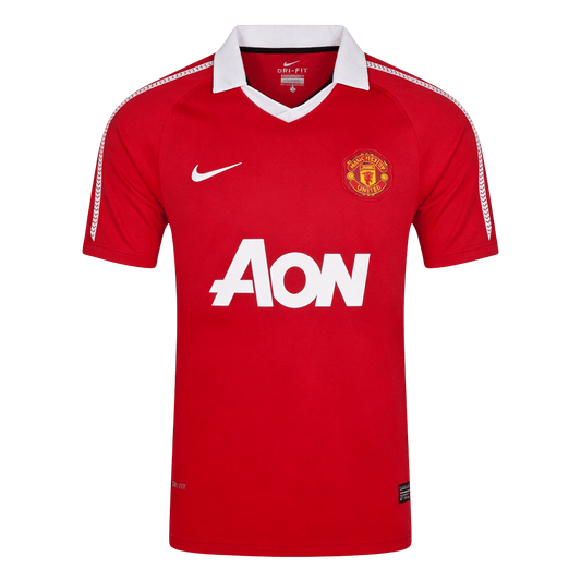 Retrô Manchester United Casa Camisa 2010/11 Vermelho