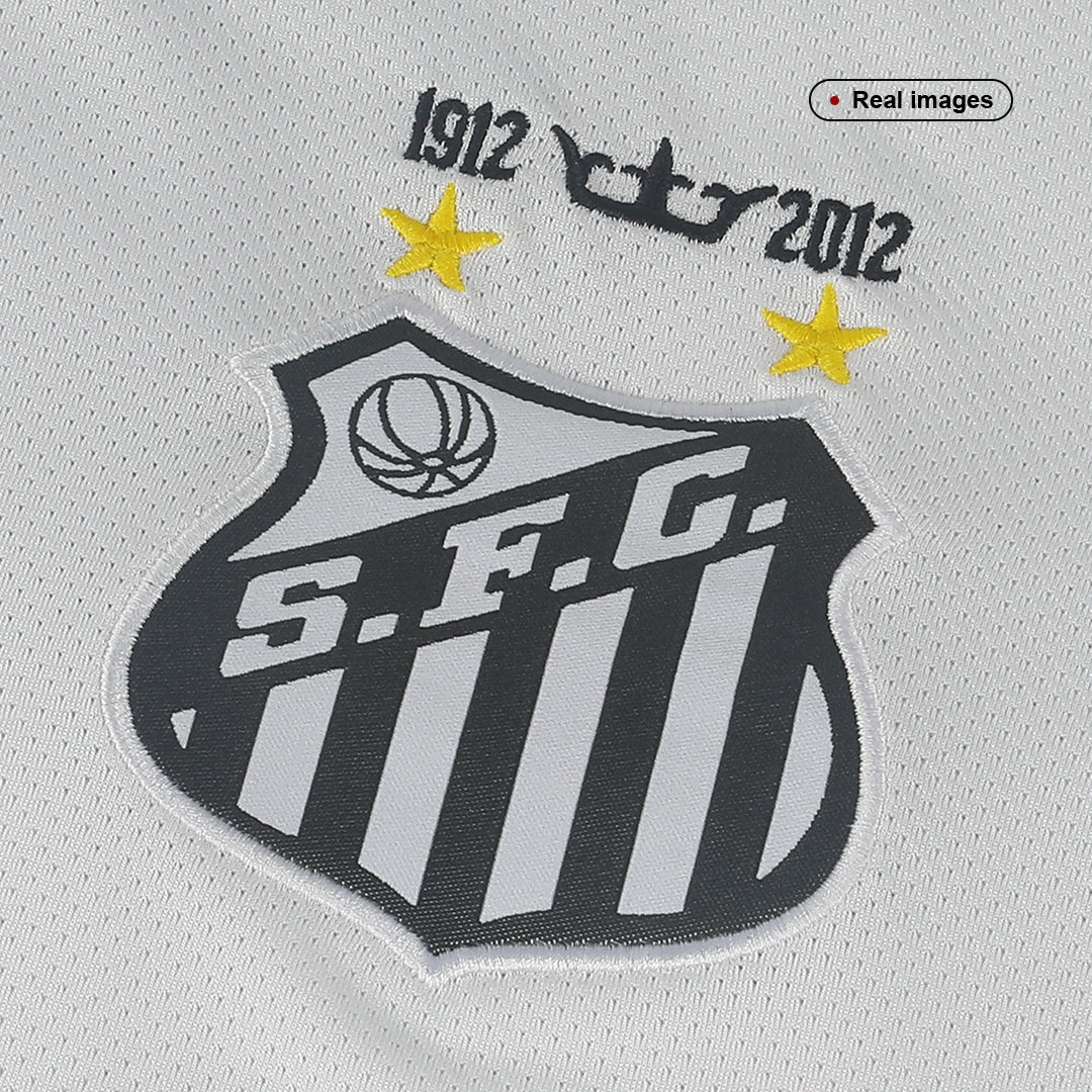 Santos FC NEYMAR JR #11 Retro Jersey Home Soccer Shirt 2012