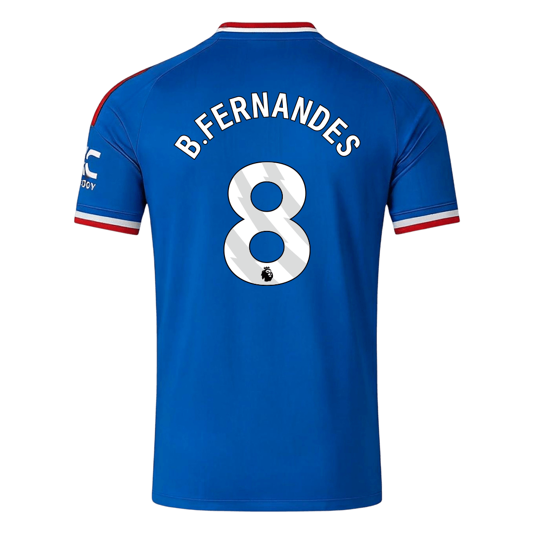 B. FERNANDES #8 Manchester United Fora Camisa 2026/27 Azul