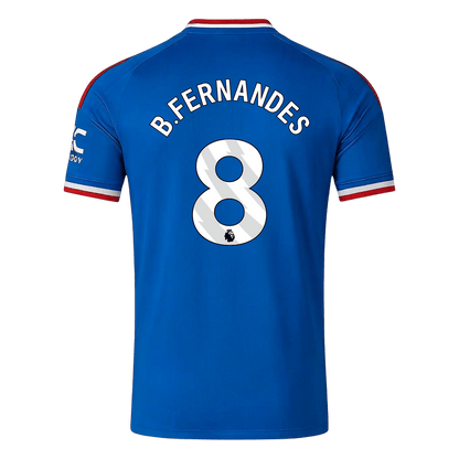 B. FERNANDES #8 Manchester United Fora Camisa 2026/27 Azul