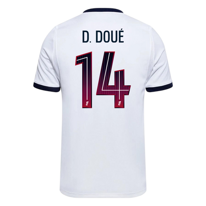 D. DOUÉ #14 PSG Fora Camisa 2026/27 Branco