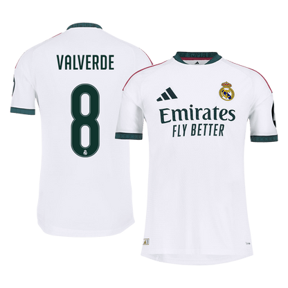 Versão do Jogador VALVERDE #8 Real Madrid Casa Futebol Camisas 2026/27 Branco