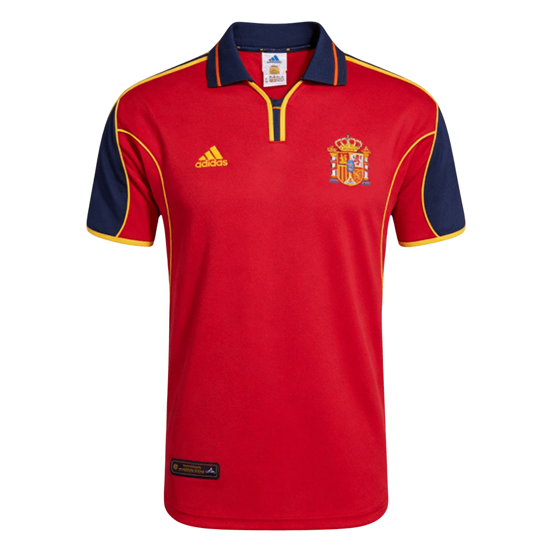 Retrô Espanha Casa Camisa 2000 Vermelho
